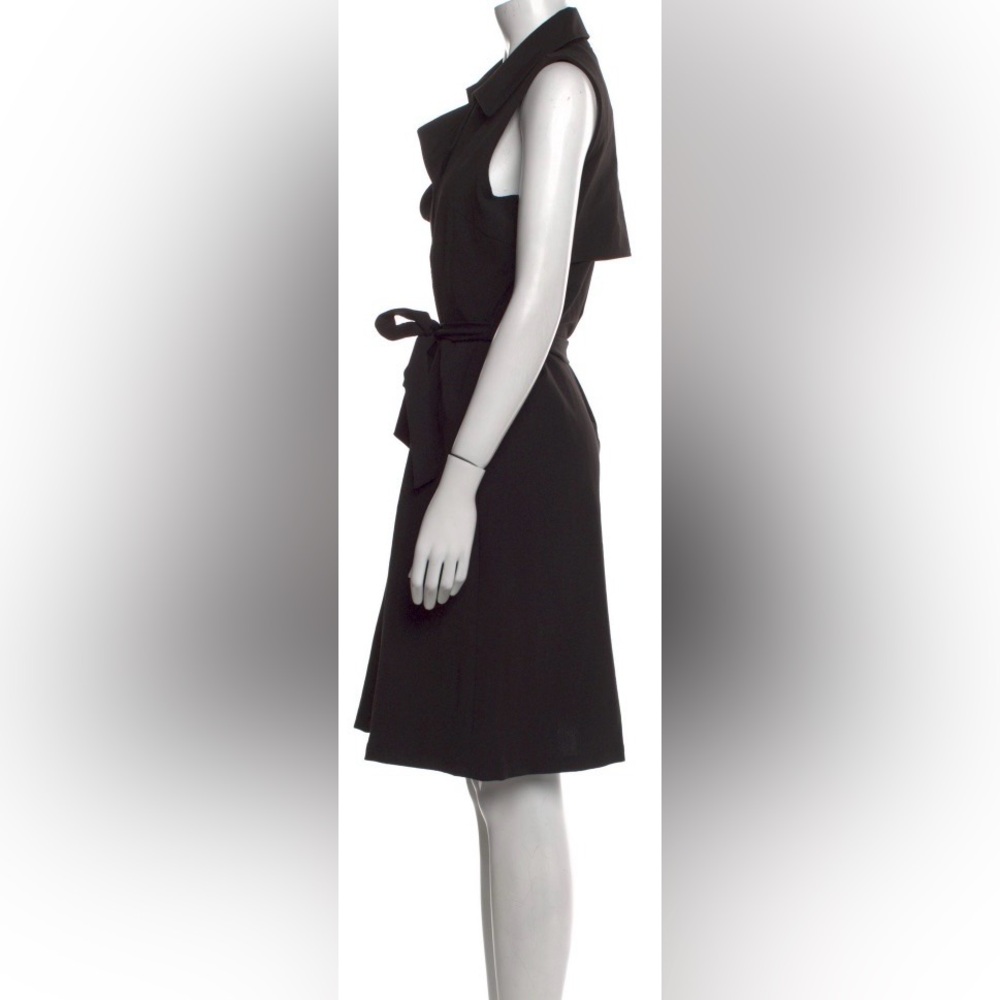 Neiman Marcus Black Trench Dress - NWOT, size 10, soft and stretchy